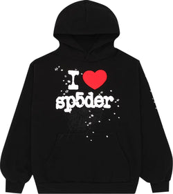 Sp5der I Heart SP5 Souvenir Hoodie (Black)