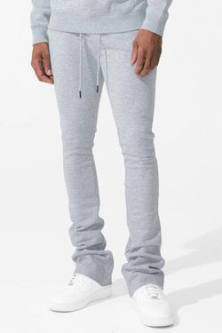 JORDAN CRAIG UPTOWN STACKED SWEATPANTS (HEATHER GREY)