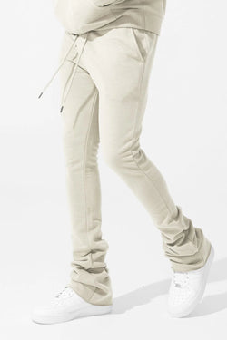 JORDAN CRAIG UPTOWN STACKED SWEATPANTS (BONE)