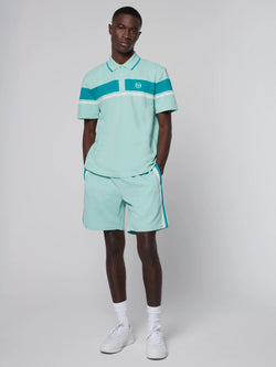 Sergio Tacchini DAMARINDO POLO & SHORTS (OCEAN WAVE/ BLUE GRASS)