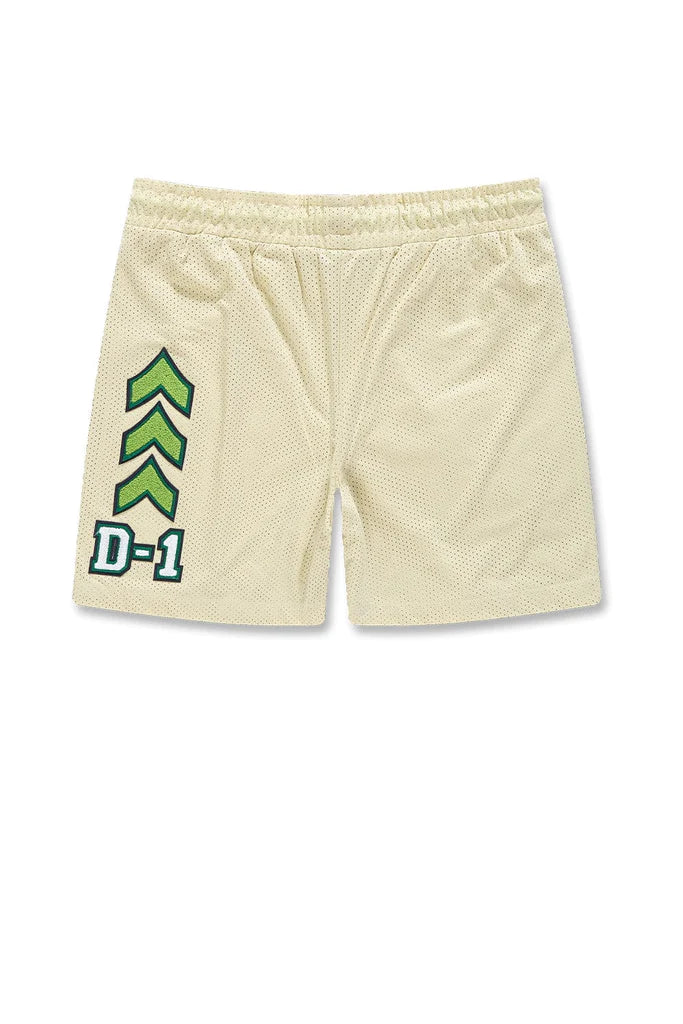 Jordan Craig ATHLETIC - VARSITY MESH SHORTS (KHAKI BONE)