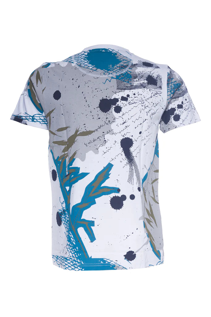 A TIZIANO Zander | Graphic Print Crew (White)