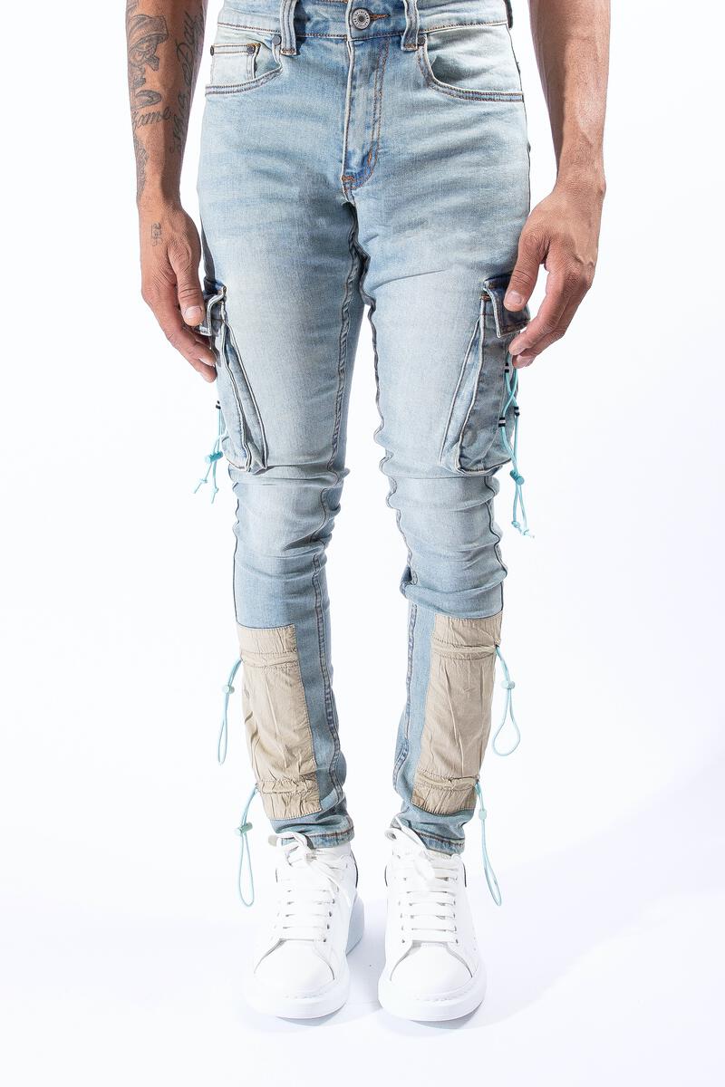 Serenede Cyber Cloud Cargo Jeans