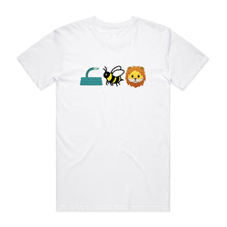 Streetwear Hose Bee Lion (White)