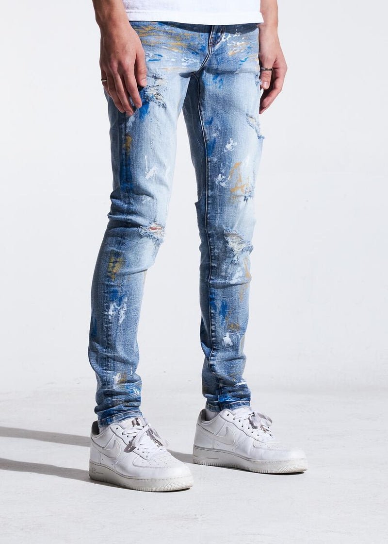 Crysp Denim Atlantic Jean (Indigo Paint)