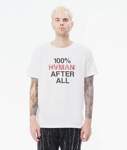 HVMAN BY CULT HVMAN AFTER ALL CREW NECK TEE (White)