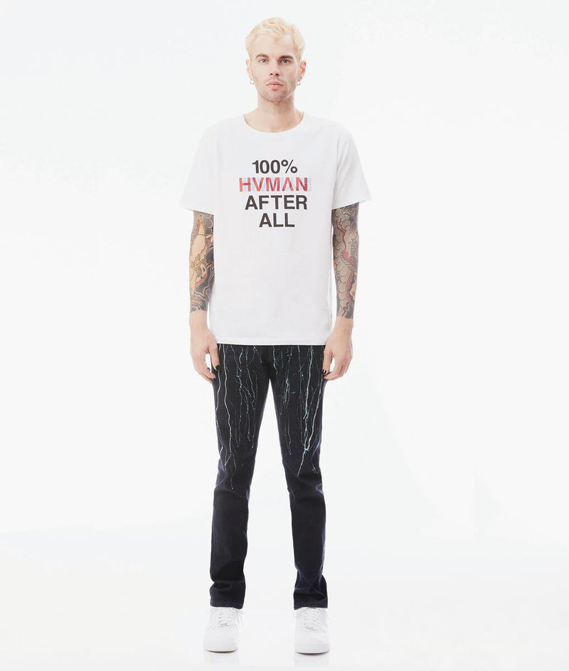 HVMAN BY CULT HVMAN AFTER ALL CREW NECK TEE (White)