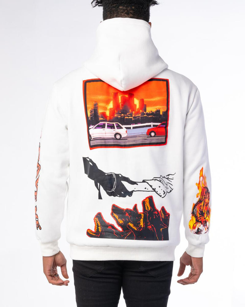 SugarHill Sunset Hoodie (White)