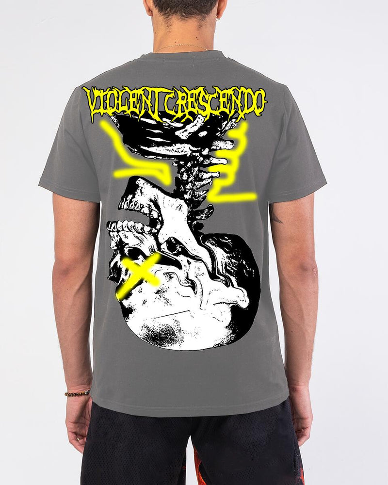 Gala VIOLENT CRESCENDO T-SHIRT (Grey/Yellow)