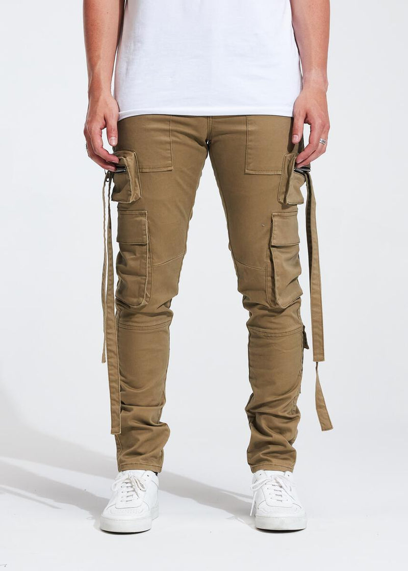 Embellish DIEGO Cargo DENIM (Khaki)