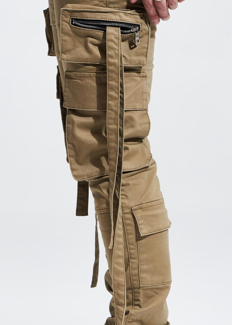 Embellish DIEGO Cargo DENIM (Khaki)