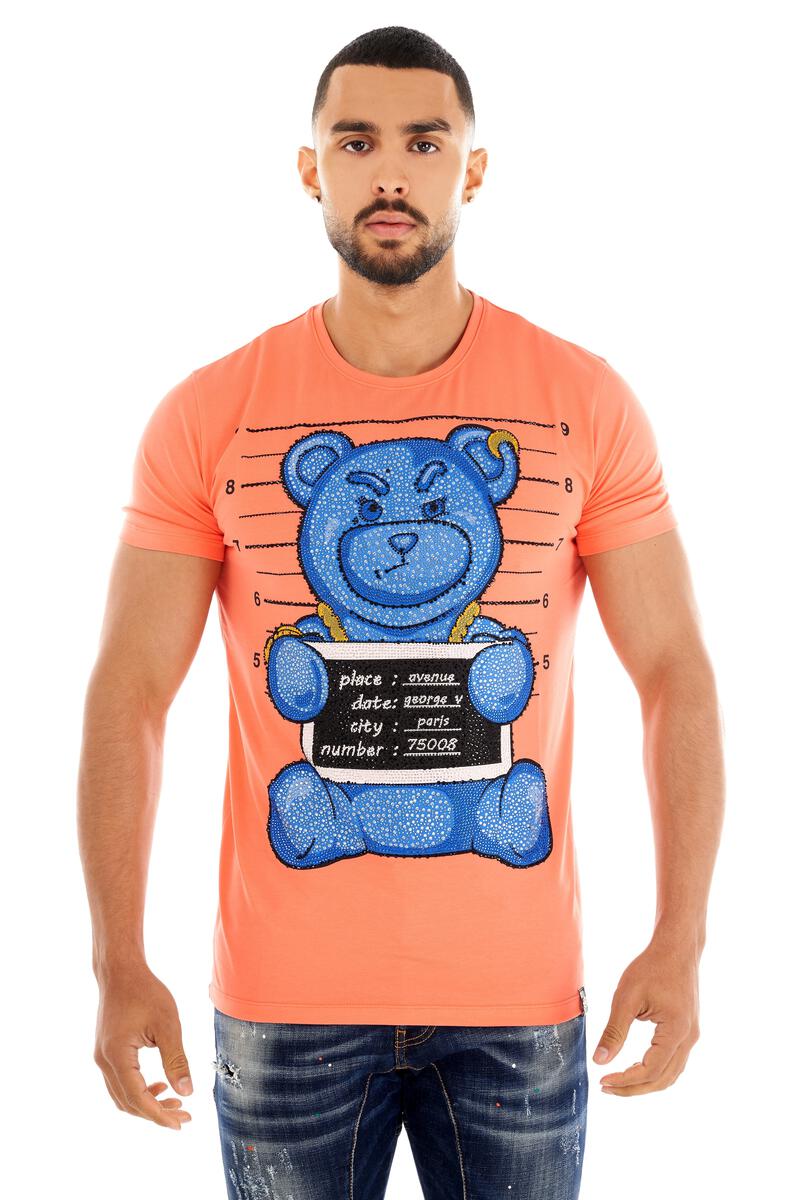 George V Paris Teddy Shots Shirt (Orange)