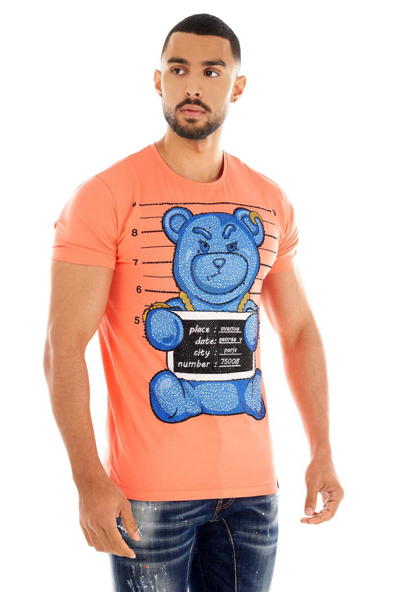 George V Paris Teddy Shots Shirt (Orange)