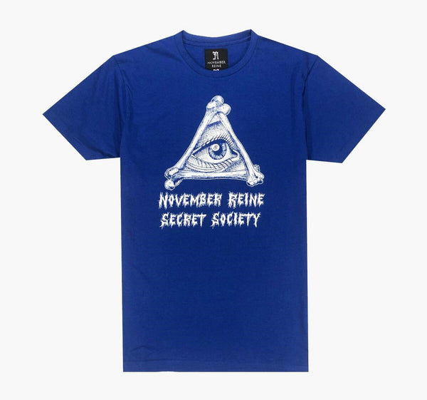 November Reine SECRET SOCIETY TIME TEE (Royal BLUE)