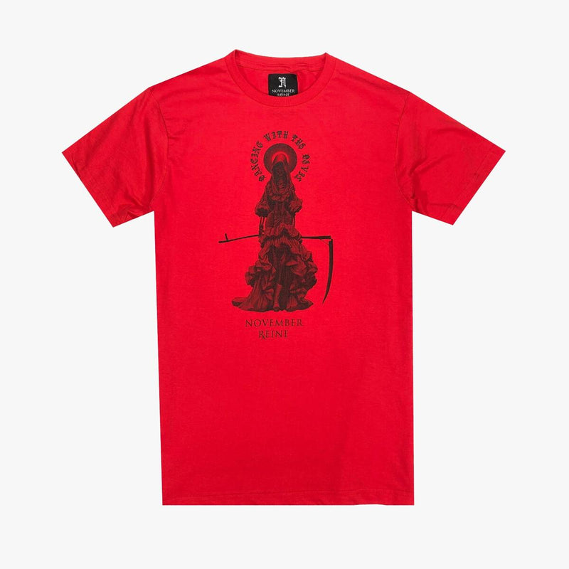 November Reine WANNA DANCE? TEE (RED/BLACK)