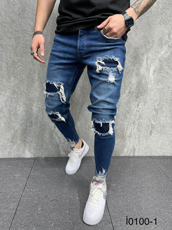 2Y Premium Blue Rips Jean (Drk. Blue)