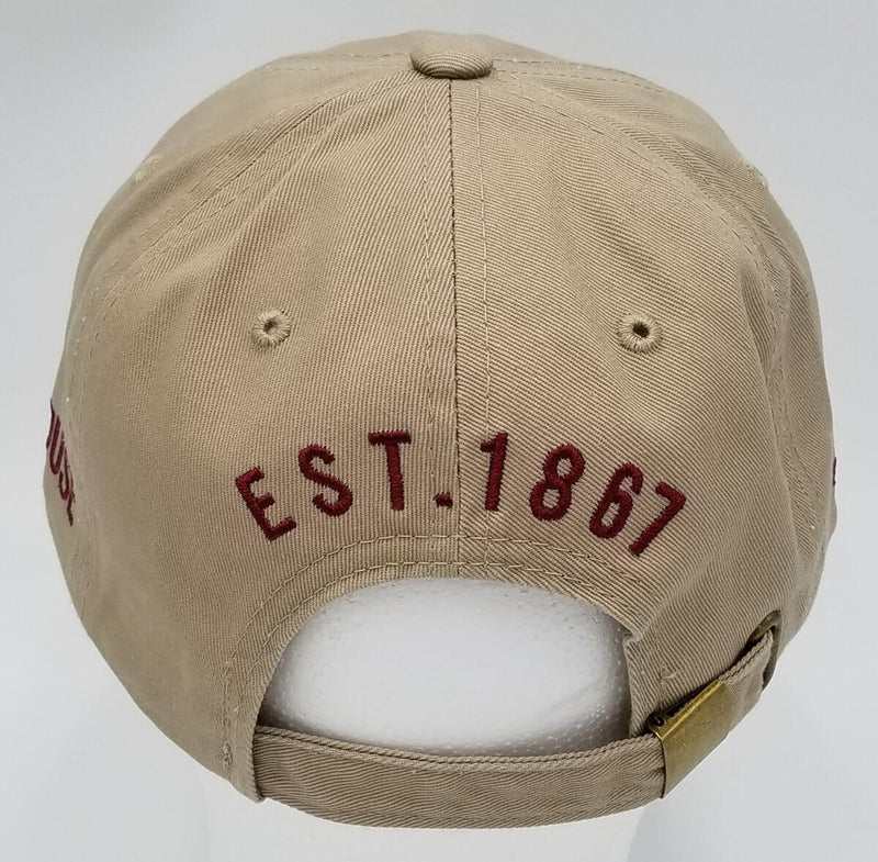 RLGCY Morehouse Hat (Khaki/Burgundy)