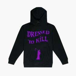 NOVEMBER REINE DRESSED TO KILL HOODIE (BLACK/PURPLE)