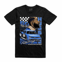 Retro Kings HUSSLE RACING TEE (BLACK)