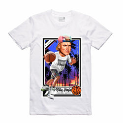 Retro Kings BILLY HOYLE BASKETBALL TEE (White)