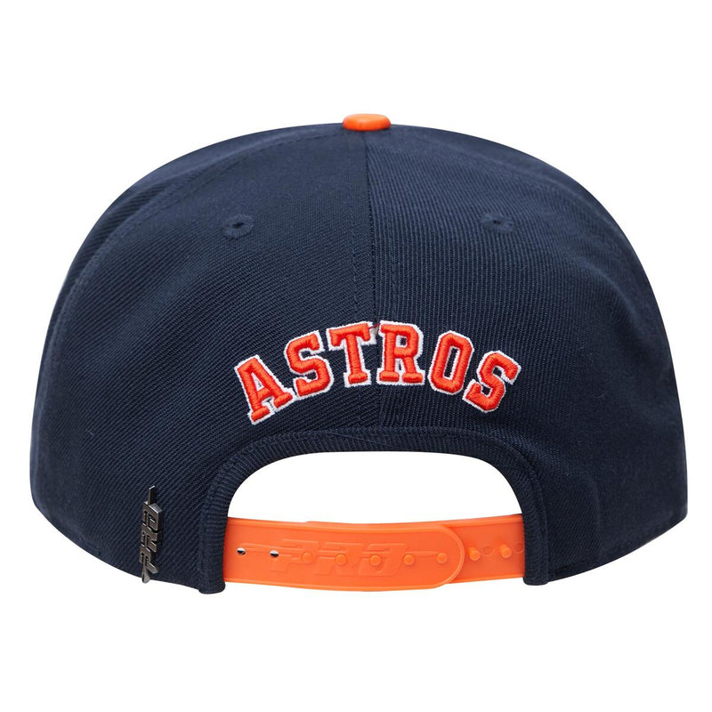 PRO STANDARD HOUSTON ASTROS HOME TOWN WOOL SNAPBACK (MIDNIGHT NAVY)