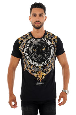 George V Paris Medallion Shirt (Black)