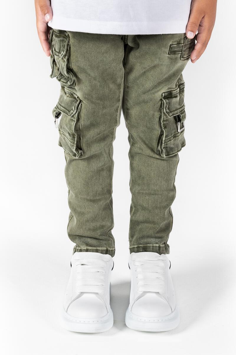 Serenede Kids Olea Cargo Jeans (OLIVE)