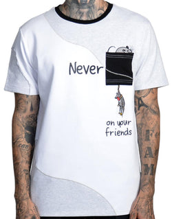 THC Never Rat Reworked Pocket Tee (White)