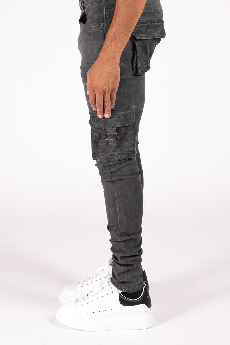 Serenede Iron Cargo Jeans (GREY)