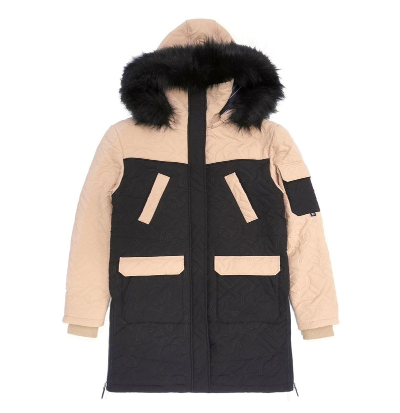 Frost Originals APOLLO LONG QUILTED JACKET (BLACK)