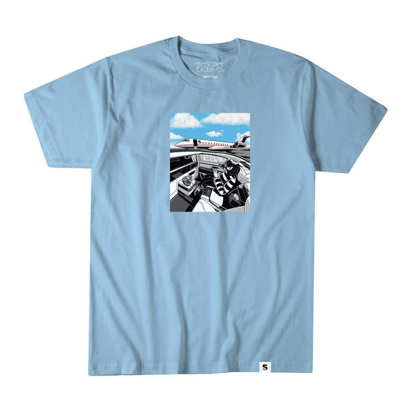 Street Dreams Top Off Tee (POWDER BLUE)