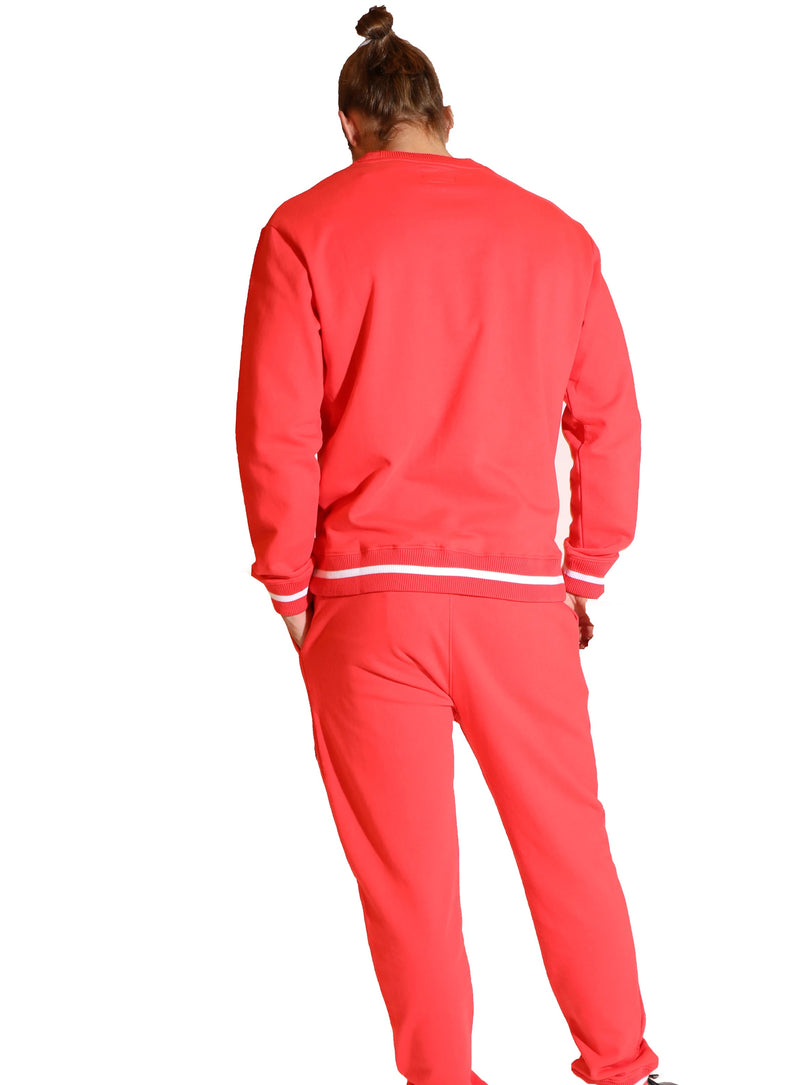 Strivers Row alvarez Crewneck & sweatpants (Hibiscus)