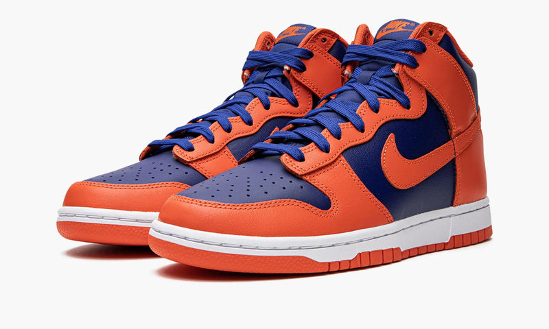 Nike Dunk High Retro (Knicks - Orange/Blue)