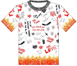 Focus Flames Tshirt (White)