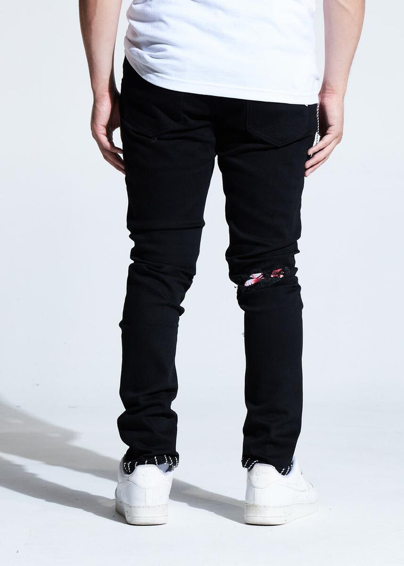 Lifted Anchors Lovell Patch Denim (Black)