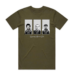 Streetwear Official Mugshot Legends Tshirt (Army Green)