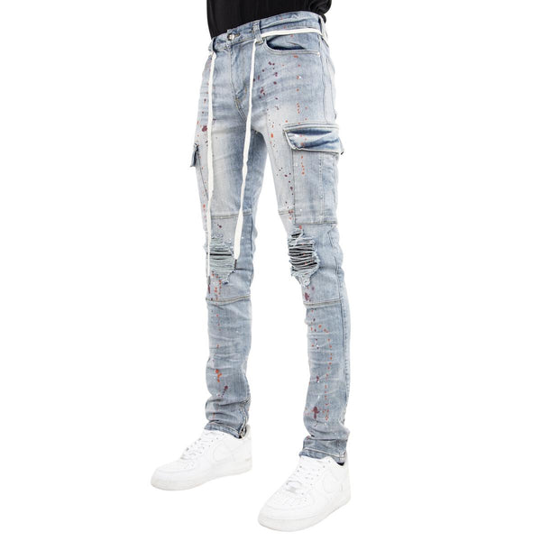 EPTM Outlaw Cargo Denim (Light Indigo)