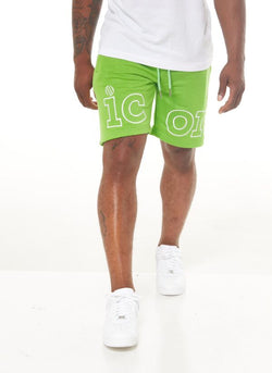 Icon block shorts (Green)
