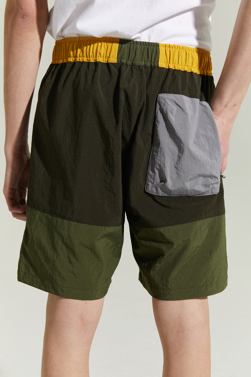 Alpha Style Ryder Hiking Shorts (Dark Olive/ Multi)