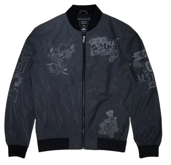 8TH DSTRKT Squad Jacket (Black)