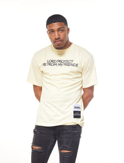 Icon God protect me tee (Cream)