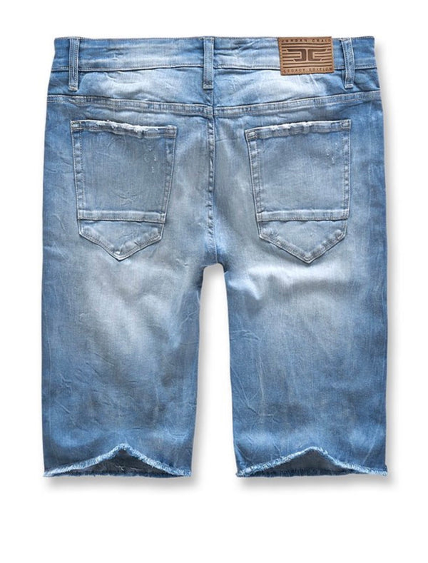 Jordan Craig Daytona Denim Shorts (Iced Blue)