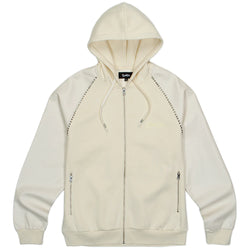 Cookies CAVIAR FLEECE RAGLAN ZIP HOODY (CREAM)