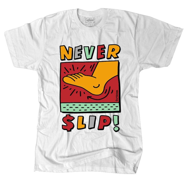 Outrnk Never Slip Tee (White)