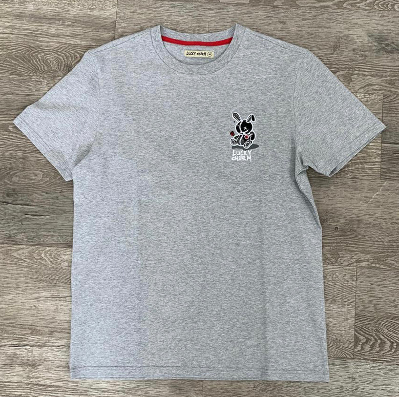 Black Keys Lucky Charm W/Small Logo Tee (Heather Grey)