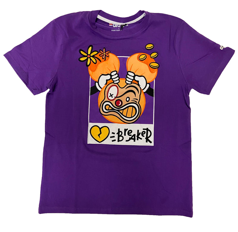 Black Keys Heart Breaker Tee (Purple)