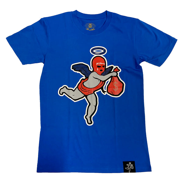 Hustle Daily Get the Money Angel Shirt (Royal)