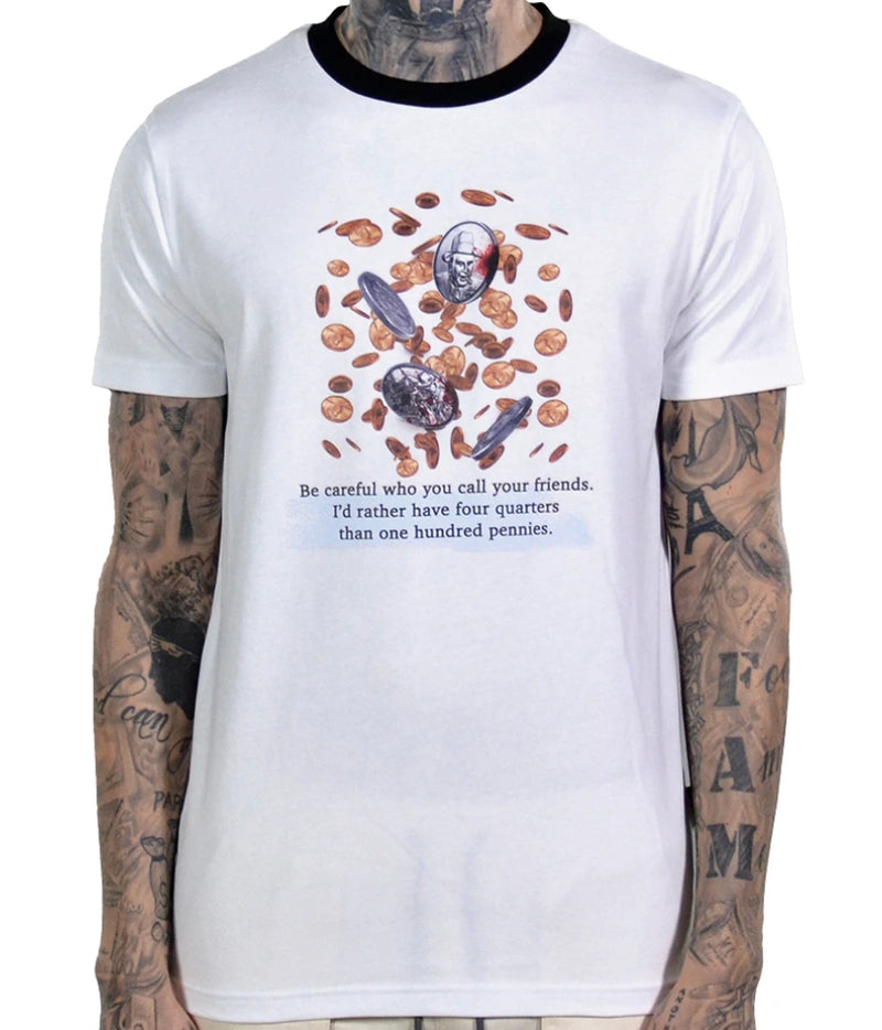 THC X THE SHOP 147 Four Quarters Tee (White)