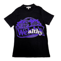 Retro Label Wealthy Shirt (Retro 12 Dark Concord)