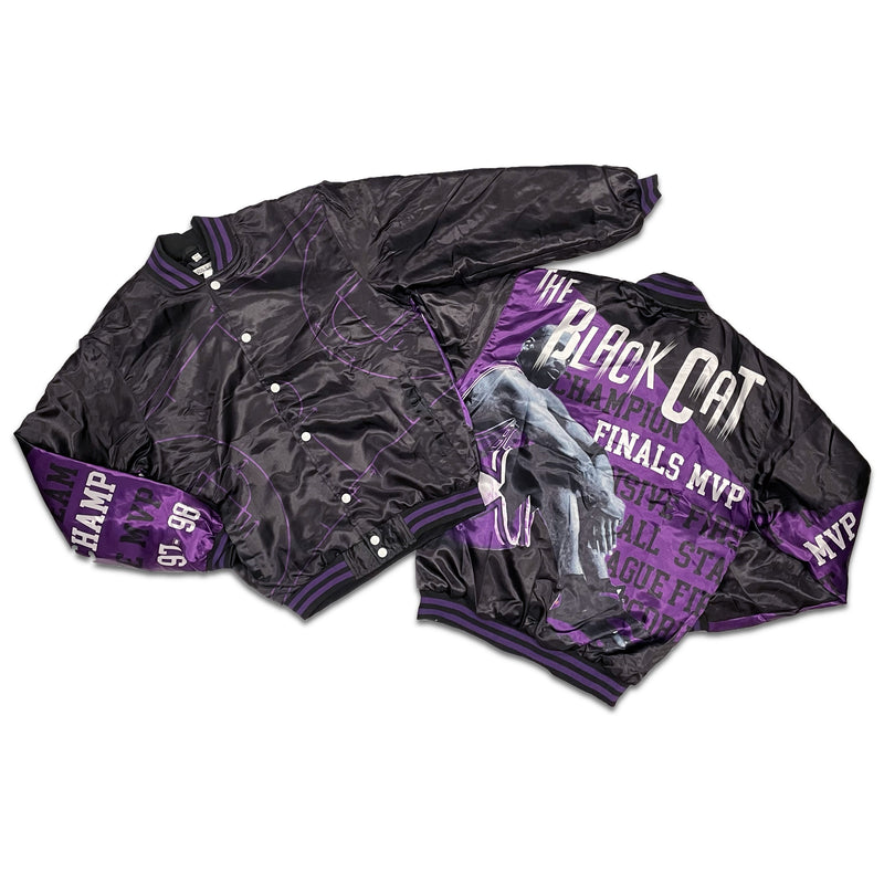 Retro Label Black Cat Jacket (Retro 13 Court Purple)